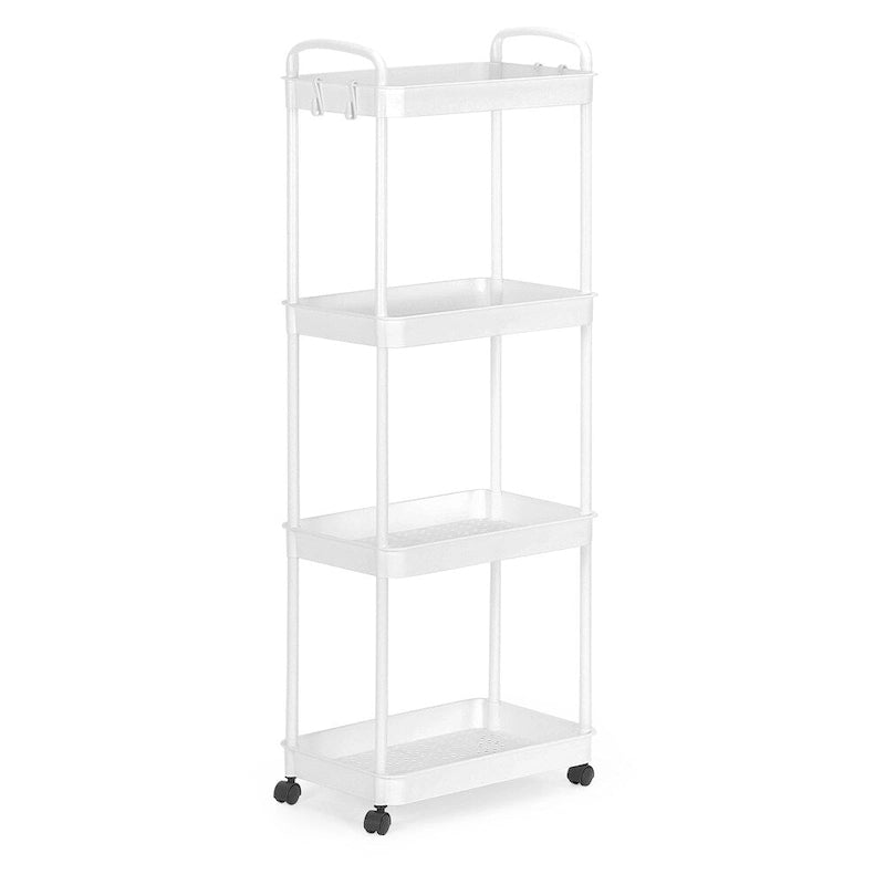 Multi-Tier Rolling Storage Cart with 360° Wheels