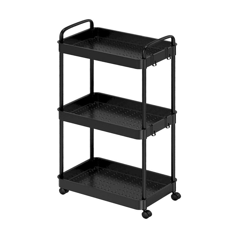 Multi-Tier Rolling Storage Cart with 360° Wheels