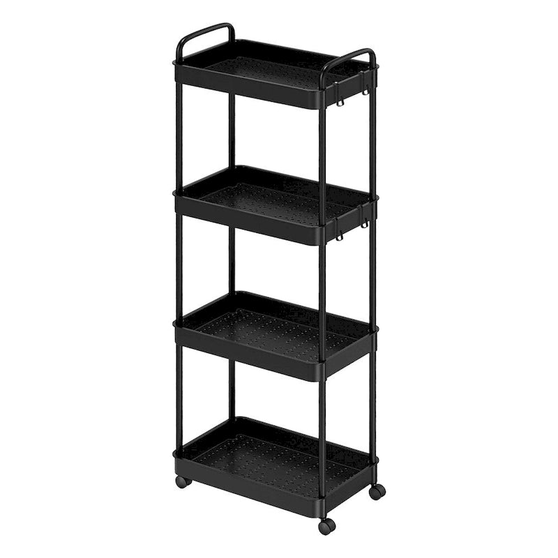 Multi-Tier Rolling Storage Cart with 360° Wheels