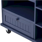 Carrello isola da cucina con spazio contenitore