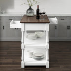Wood Top Kitchen Island - 23.63d x 42w x 36.25h