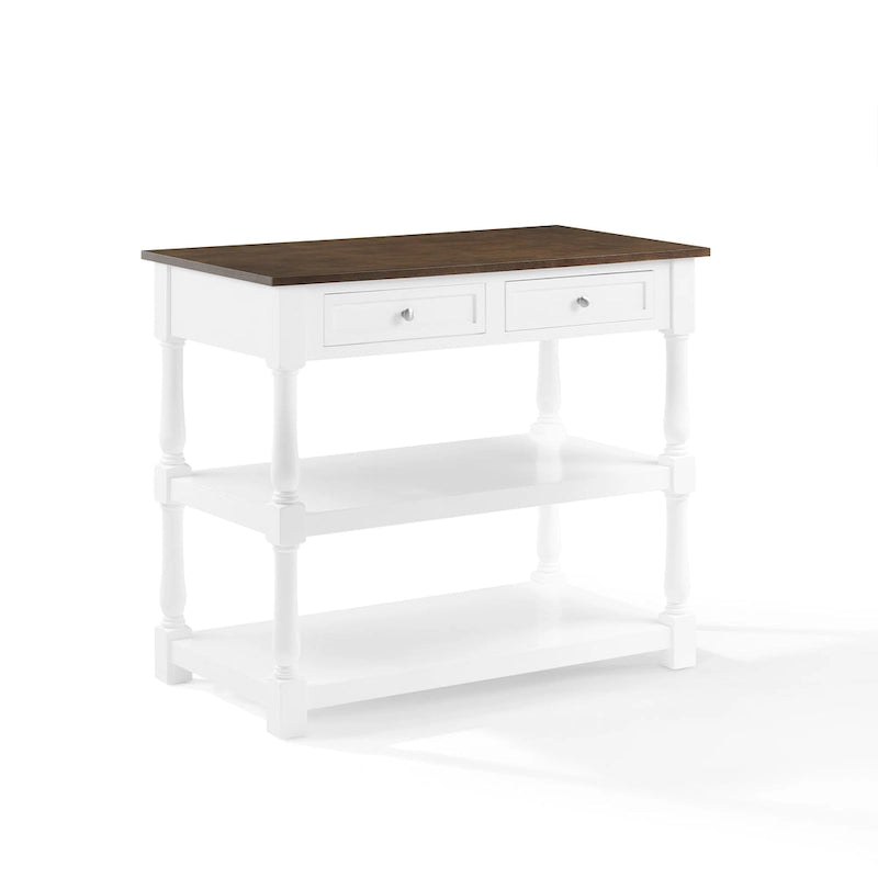 Wood Top Kitchen Island - 23.63d x 42w x 36.25h