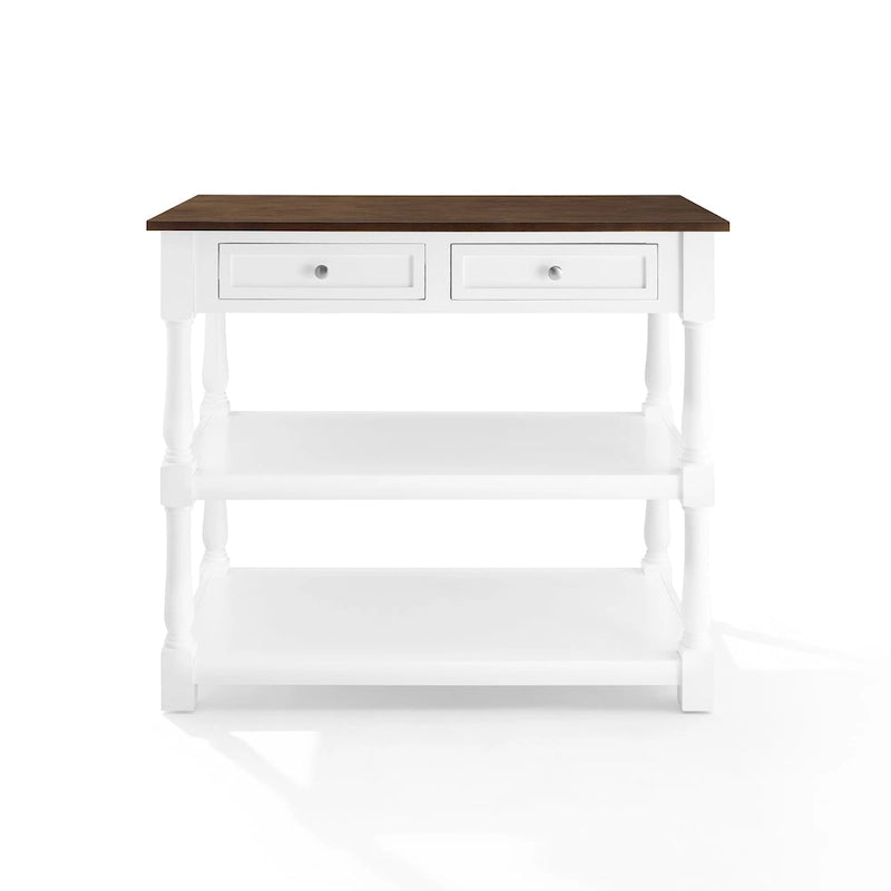 Wood Top Kitchen Island - 23.63d x 42w x 36.25h