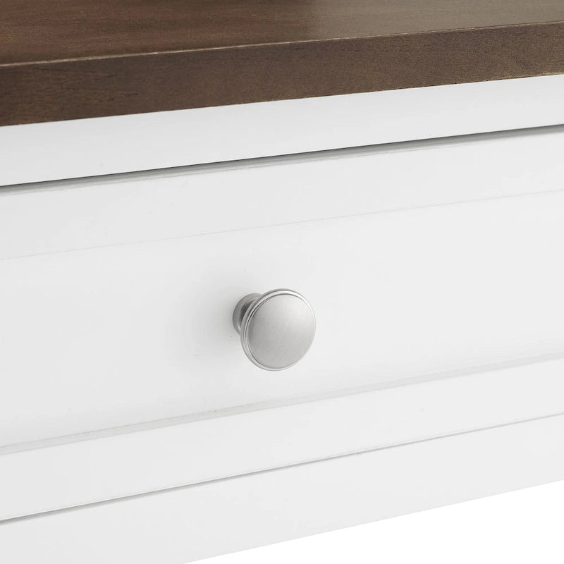 Wood Top Kitchen Island - 23.63d x 42w x 36.25h