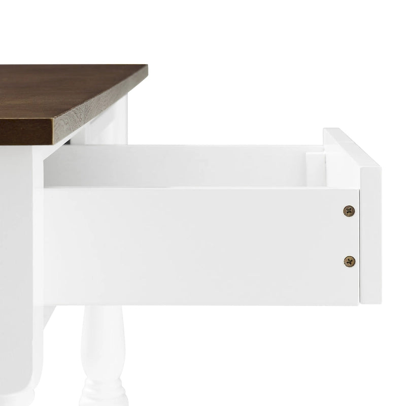 Wood Top Kitchen Island - 23.63d x 42w x 36.25h