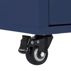 Kitchen Cart with Wheels and 8 Drawers