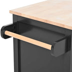 Kitchen Cart with Wheels and 8 Drawers