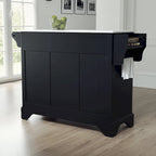 Granite Top Full Size Kitchen Island/Cart - 51.5"W x 18"D x 36"H