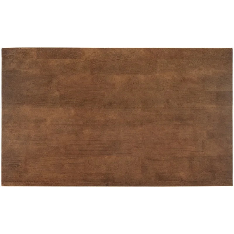 Solid Wood 45" Stationary Kitchen Island with Prep Table and Shelves